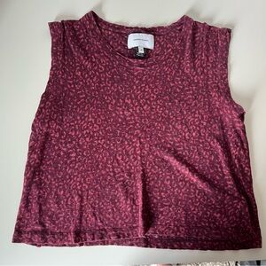 Women's Current/Elliott Linen Tank Top Sz 0 - Small